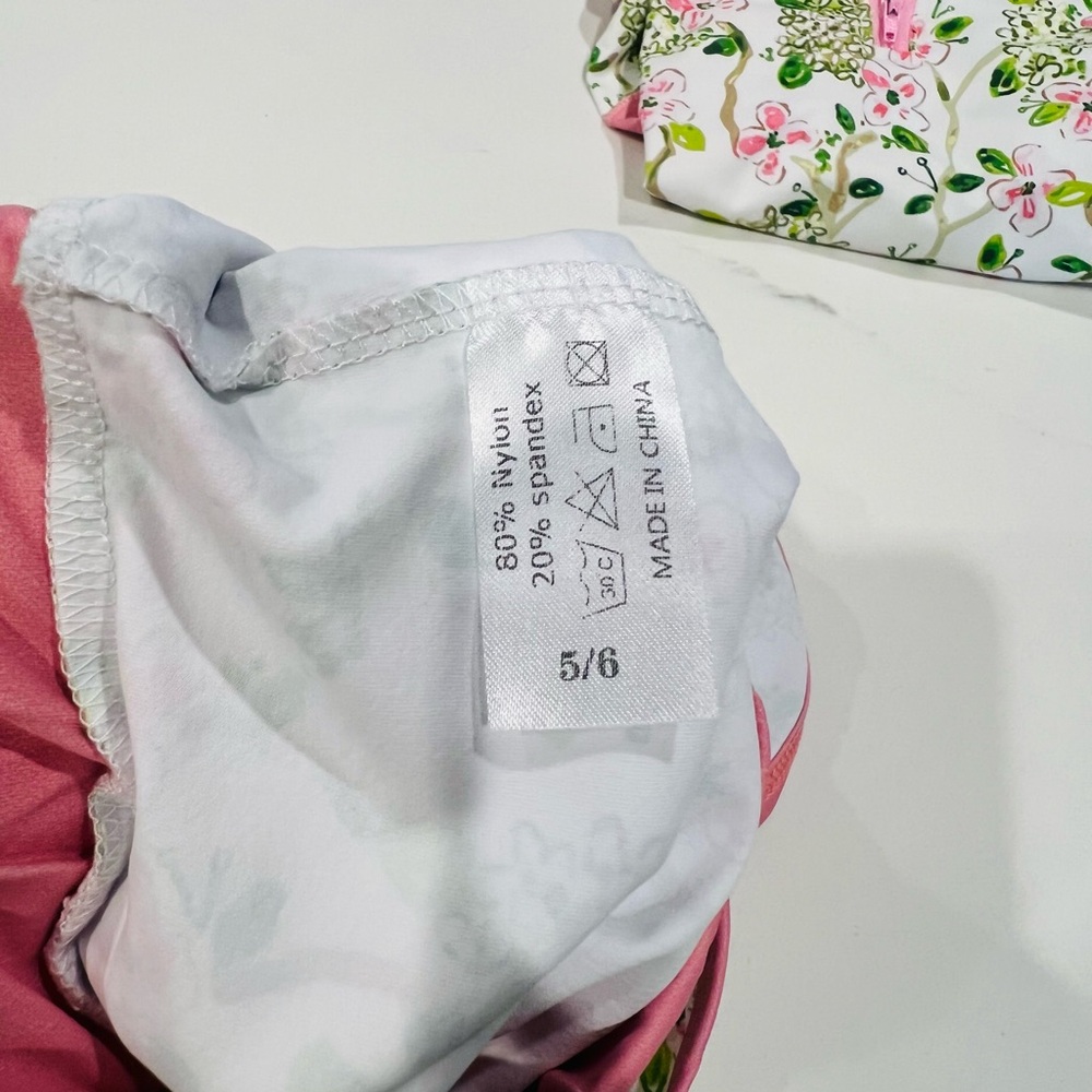 Floral Pink and Green Pullover Jacket - Picture 6 of 6